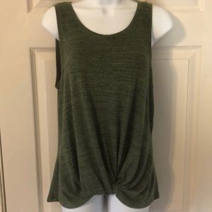 Tank top with knot